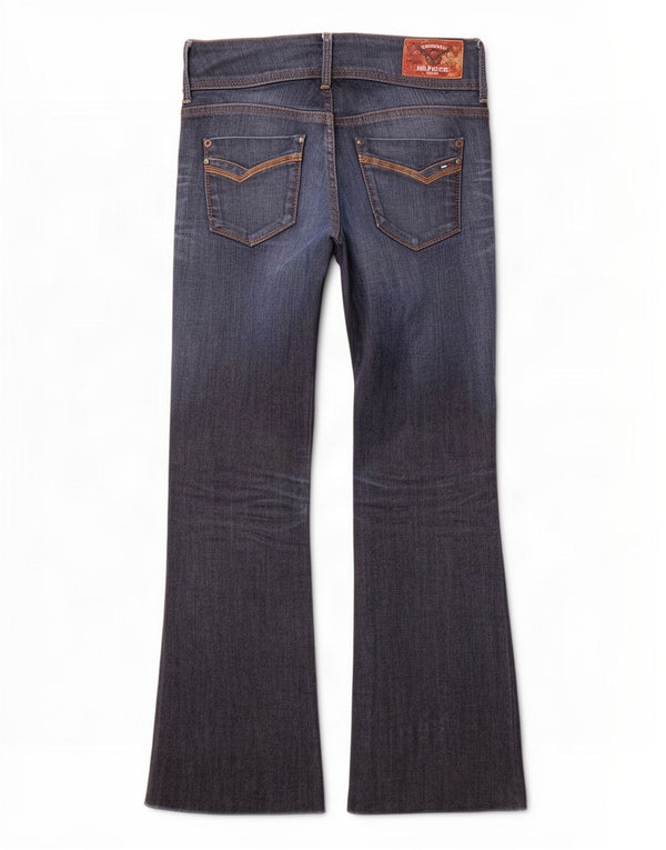 Tommy Hilfiger Womens Bootcut Jeans W29 L27 Navy Blue Cotton