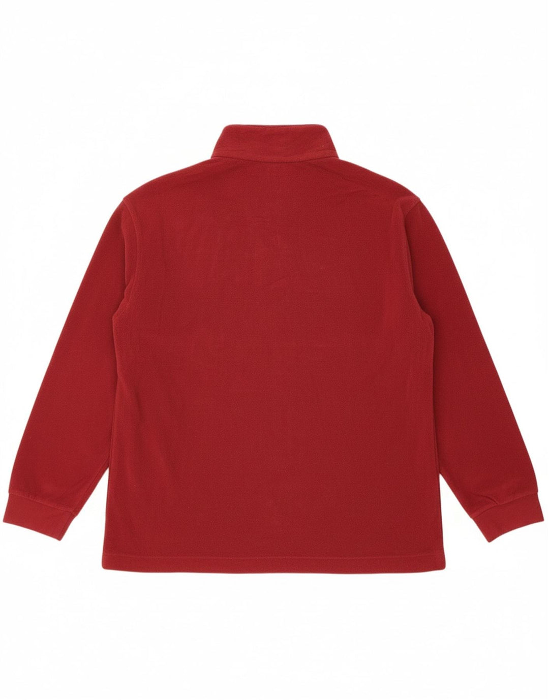 THINK PINK Suéter masculino de lã com zíper e gola média Borgonha