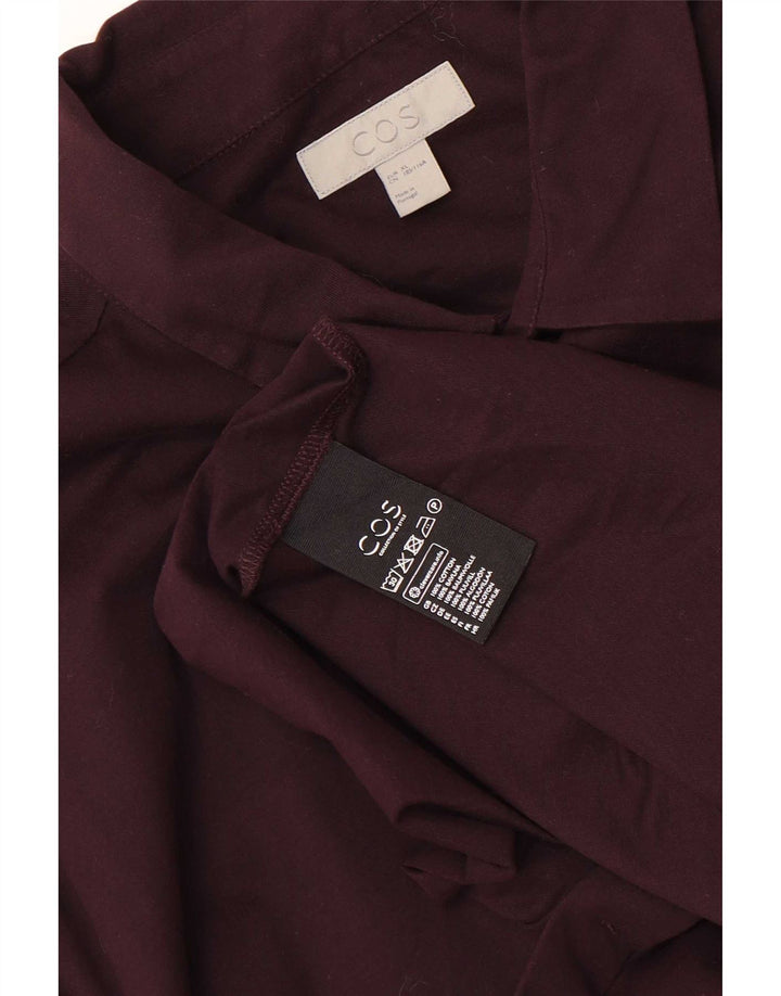 Cos Camisa Masculina XL Algodão Borgonha