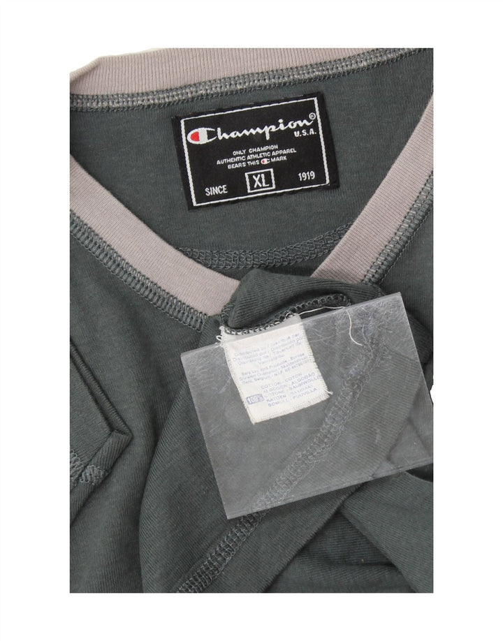 CHAMPION Girls T-Shirt Top 13-14 Years XL Grey Cotton Vintage Champion and Second-Hand Champion from Messina Hembry 