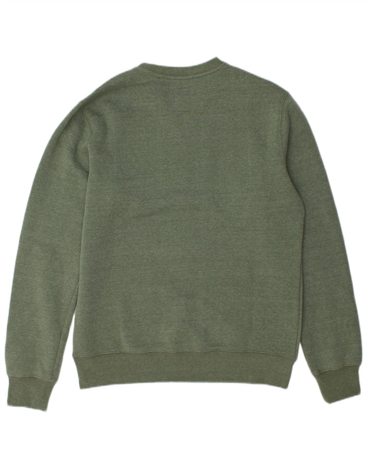 Element moletom masculino jumper poliéster verde médio