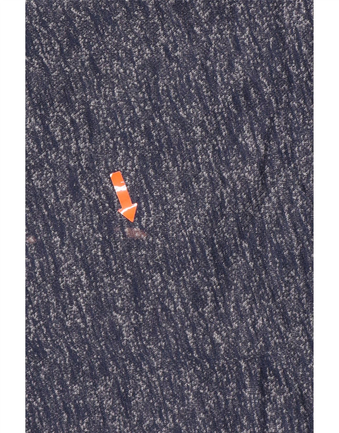 ADIDAS Mens manga curta moletom com capuz grande algodão manchado azul marinho