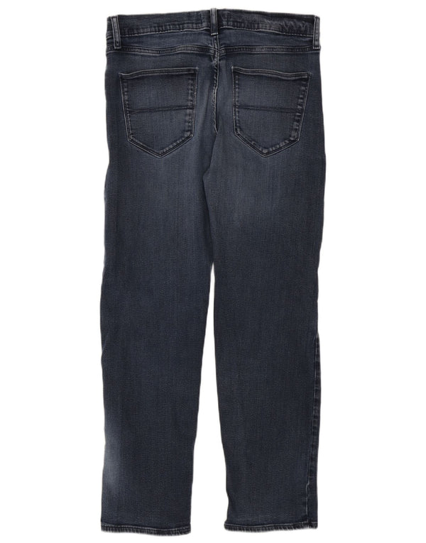 Jeans retos masculinos Marks & Spencer W34 L31 algodão azul marinho