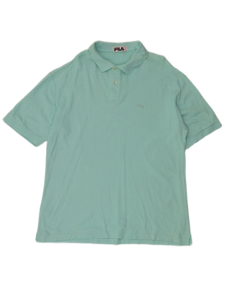 Camisa polo masculina FILA IT 54 XL turquesa