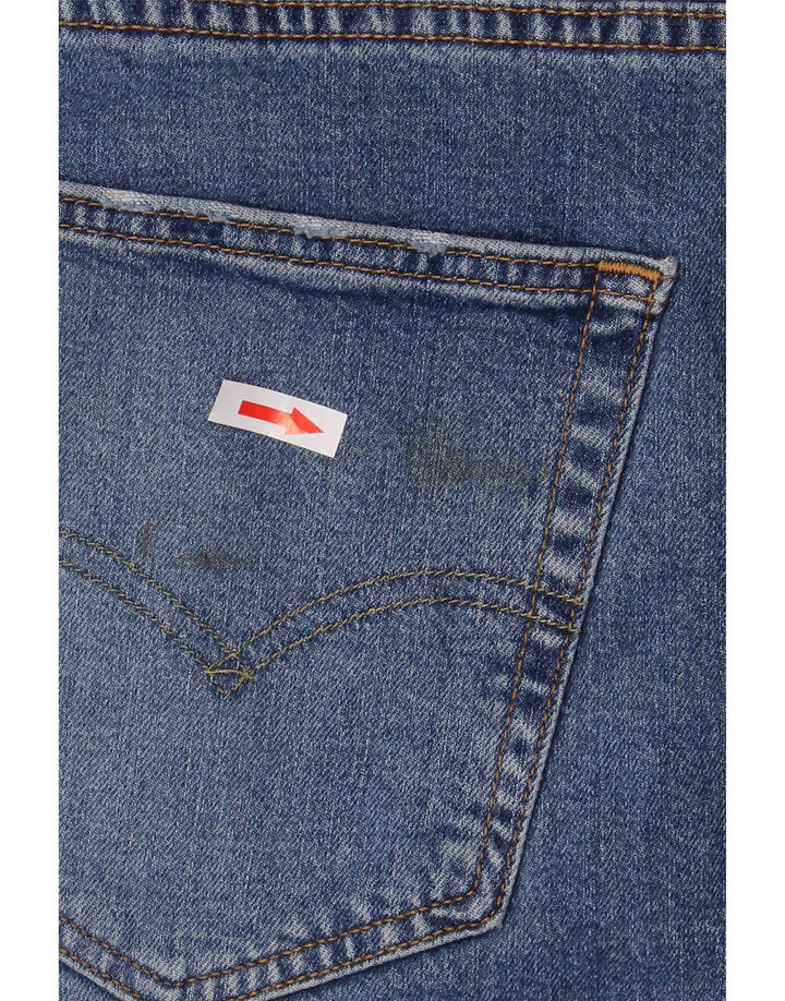 Levi's Masculino 514 Straight Jeans W36 L30 Azul Algodão