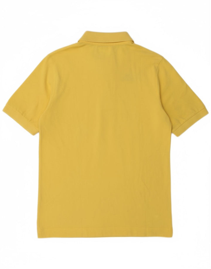 Camisa polo masculina KAPPA pequena de algodão amarelo