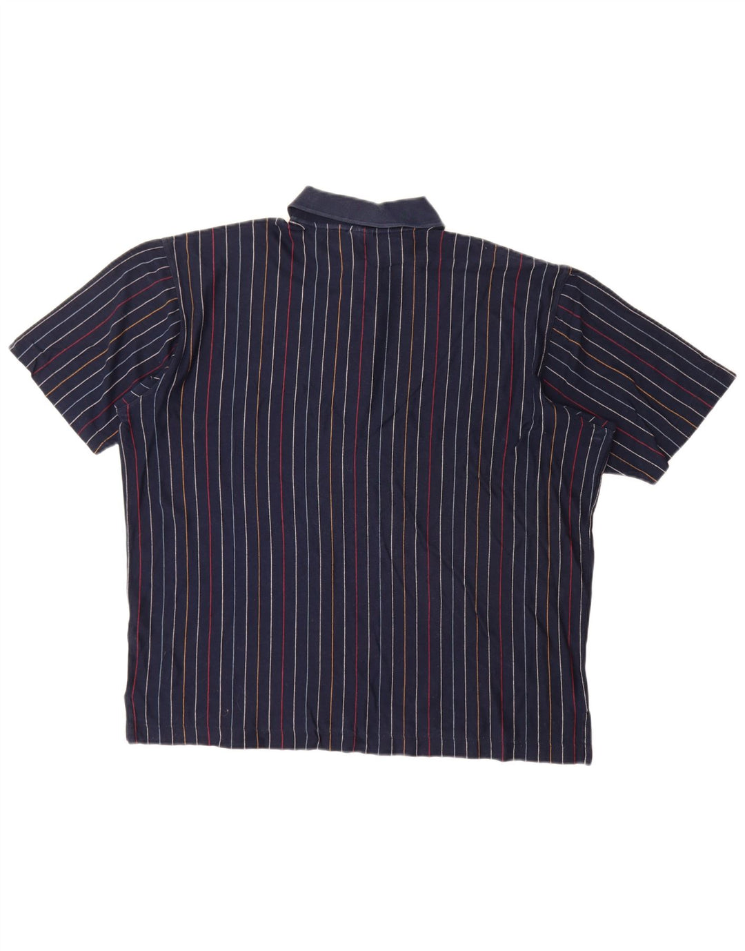 Camisa polo masculina Paul & Shark grande listrada azul marinho