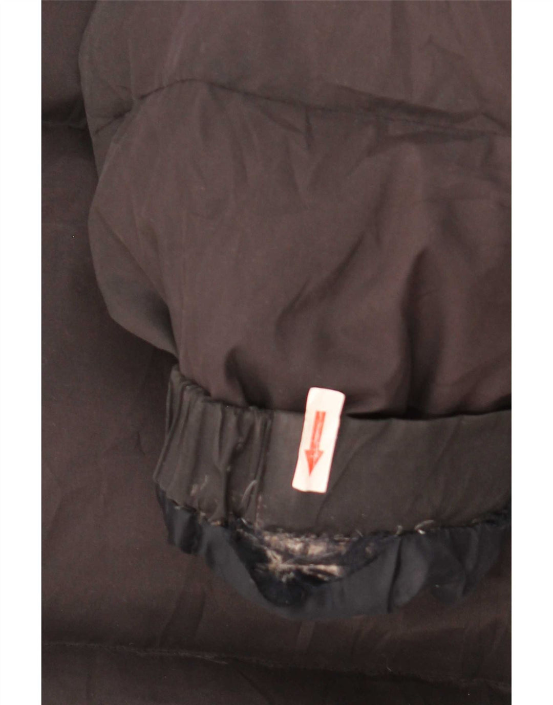 Jaqueta masculina acolchoada Champion UK 40 grande poliéster preto
