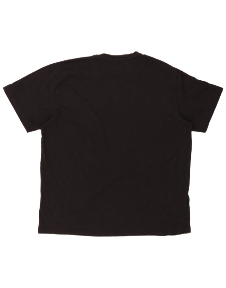 Camiseta masculina EDDIE BAUER grande algodão preto