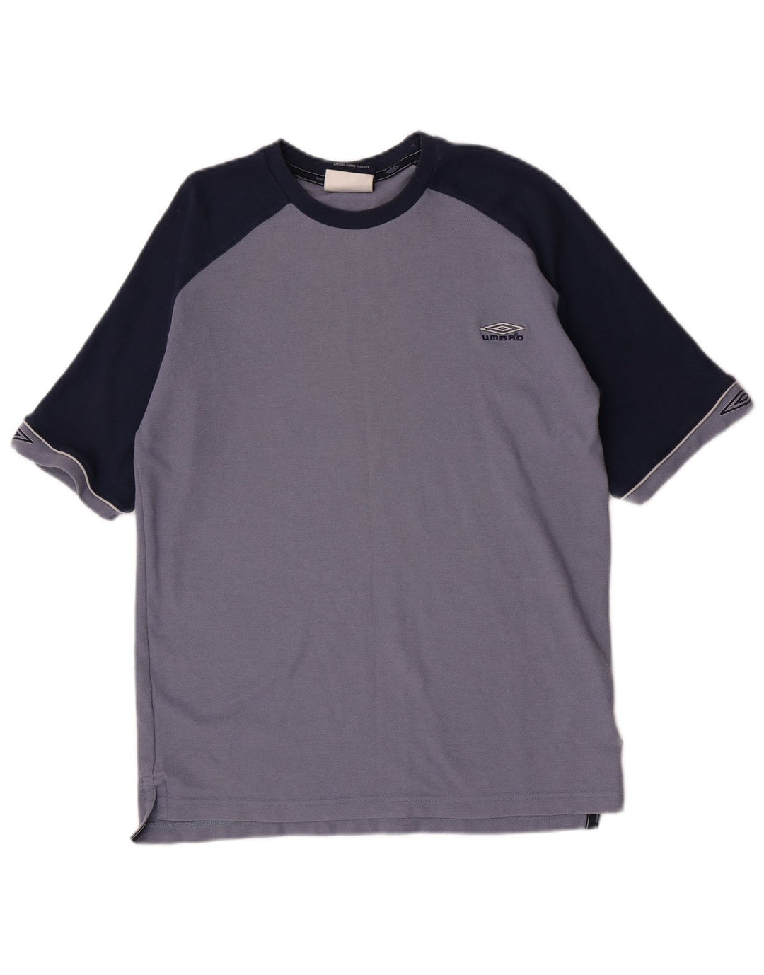 Umbro Camiseta Masculina Top Grande Azul Colorblock Poliéster