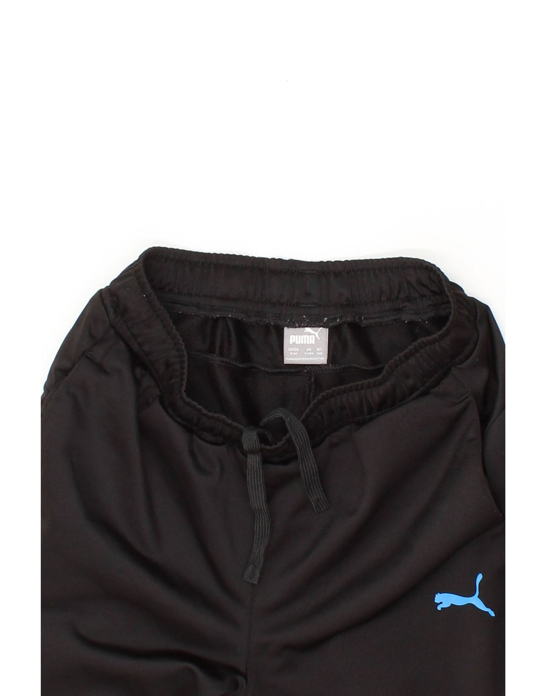 PUMA Boys Tracksuit Trousers 9-10 Years Black Vintage Puma and Second-Hand Puma from Messina Hembry 