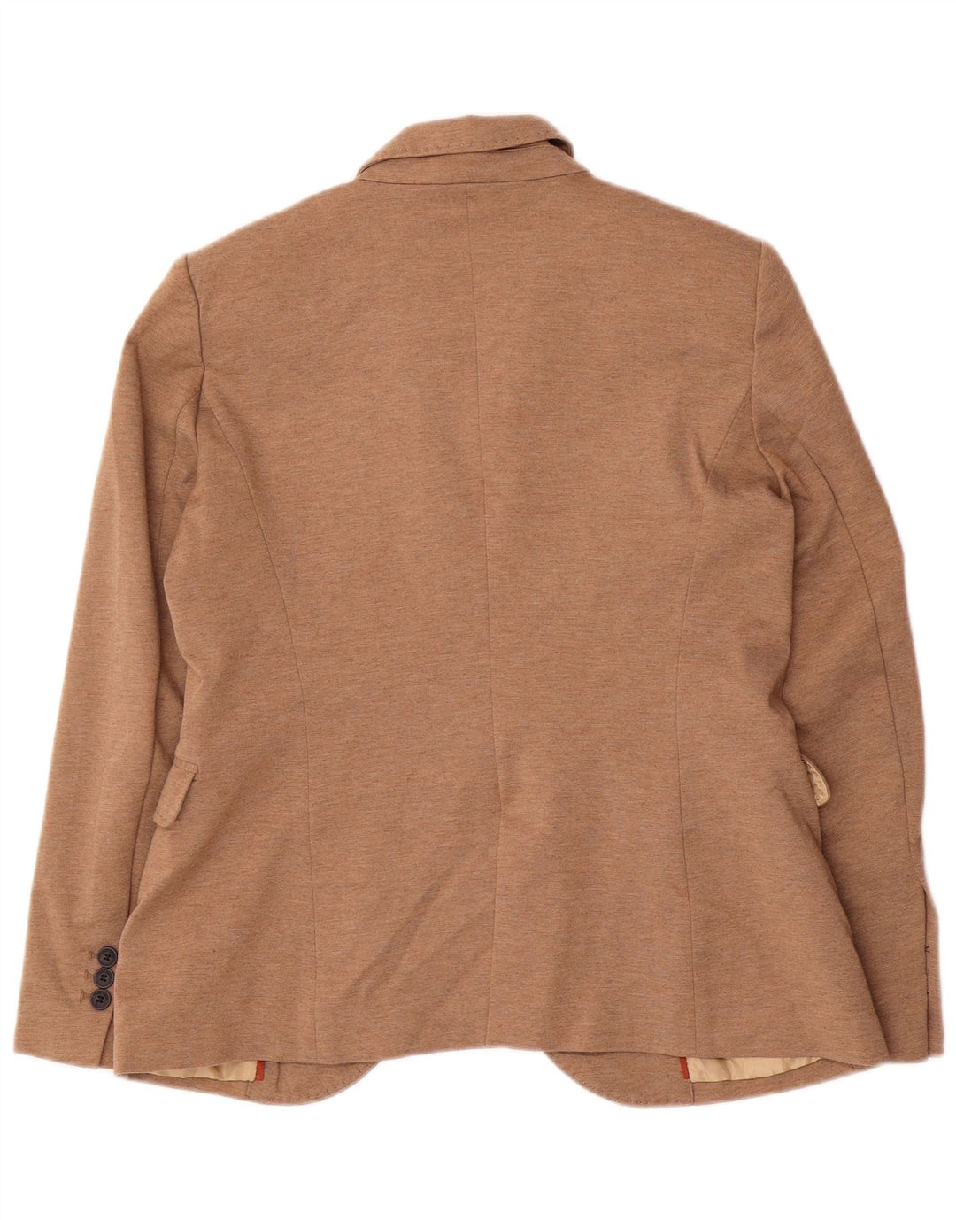 Jaqueta blazer feminina Zara com 1 botão Reino Unido 18 XL bege