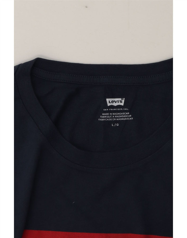 Camiseta gráfica masculina Levi's grande azul marinho