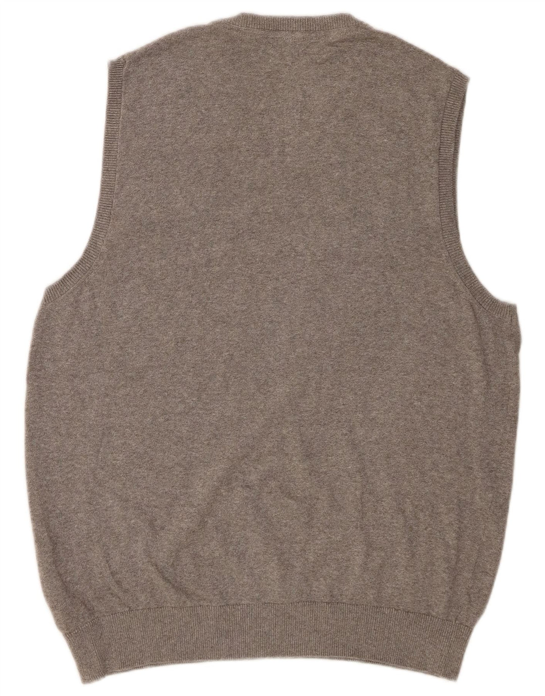 Regata masculina Marks & Spencer com colete grande de algodão cinza