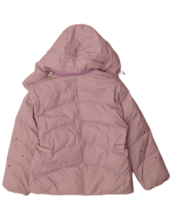 Jaqueta acolchoada com capuz para meninas Diadora 9-10 anos grande roxo