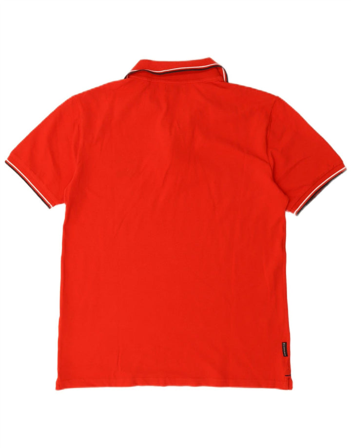 Camisa polo masculina WOOLRICH de algodão vermelho médio