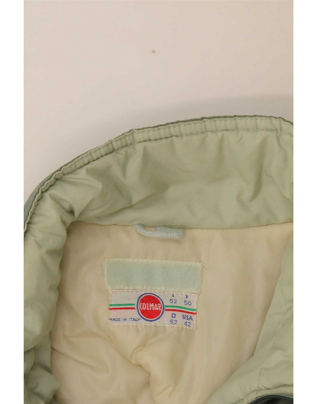 Jaqueta acolchoada masculina Colmar EU 52 grande bloco colorido verde