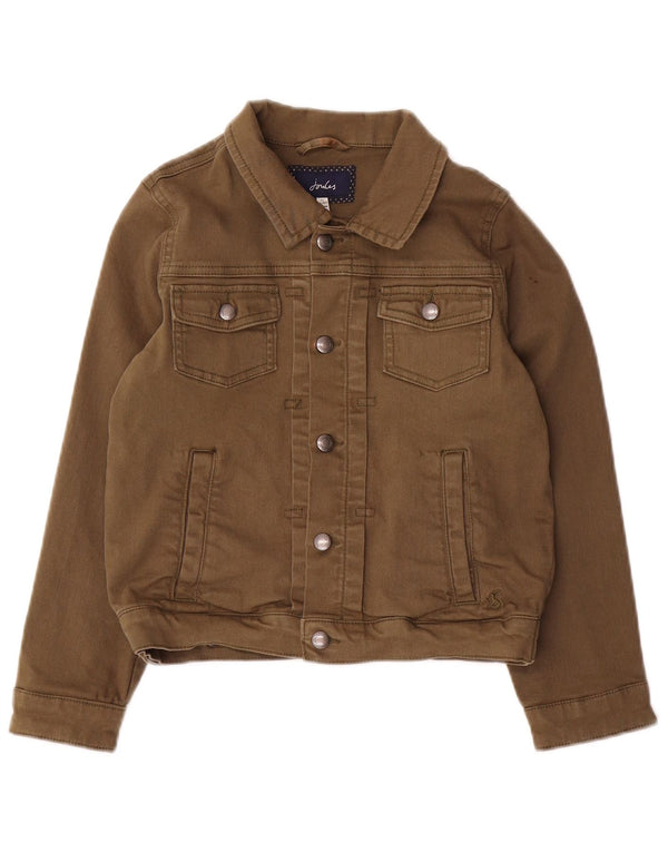 Jaqueta jeans Joules Boys 8-9 anos algodão cáqui