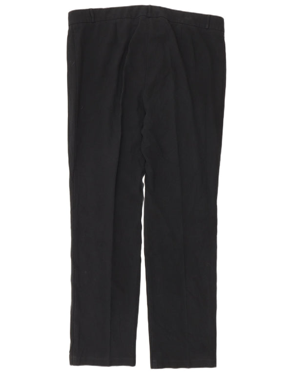 Calça feminina casual moderna Marks & Spencer Reino Unido 16 grande W34 L30 preta