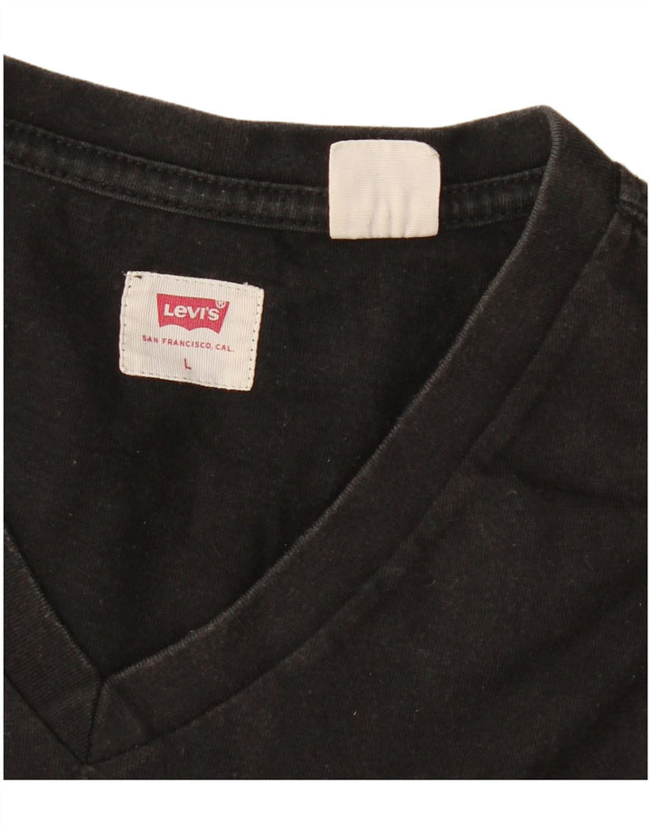 Camiseta masculina Levi's grande preta