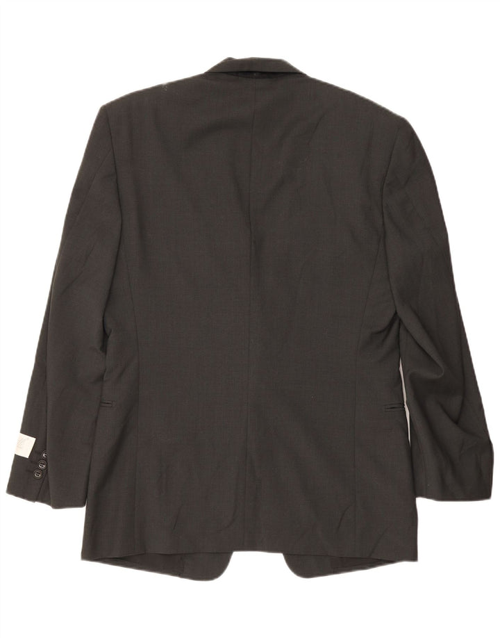 Jaqueta Blazer Pal Zileri Masculina Gruppo Forall 1 Botão IT 46 Pequeno Cinza