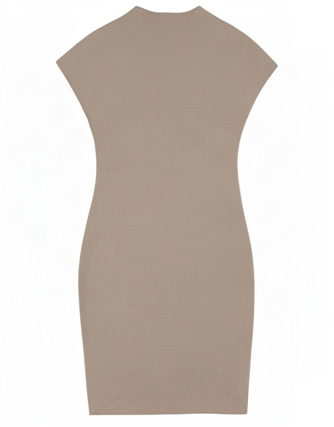Vestido bodycon feminino Zara Reino Unido 8 pequeno viscose cinza