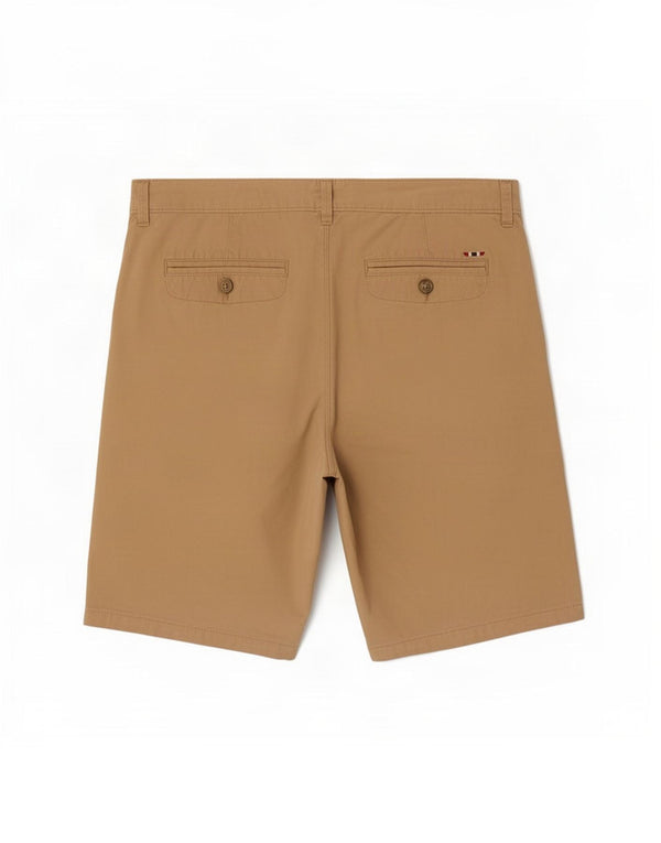 Napapijri Mens Chino Shorts Grande W36 Algodão Bege