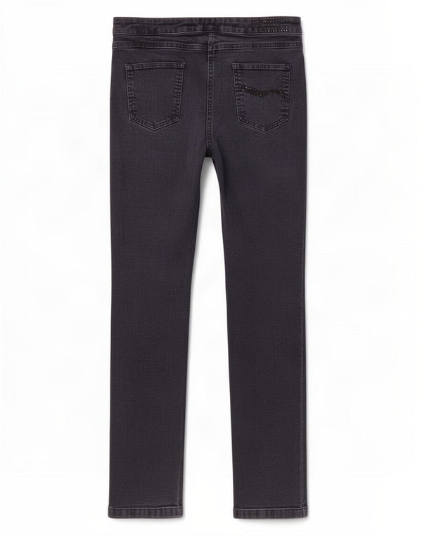 Marks & Spencer Feminino Per Una Slim Jeans Reino Unido 10 Pequeno W30 L30 Azul Marinho