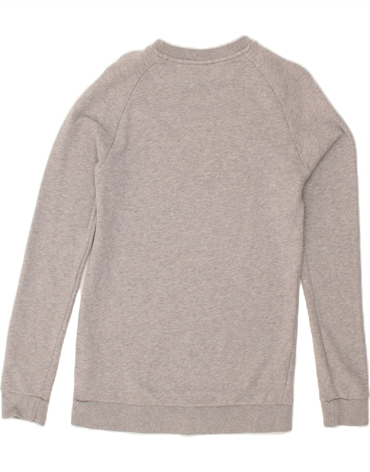 ADIDAS Mens Graphic Sweatshirt Jumper XS Grey Cotton Vintage Adidas and Second-Hand Adidas from Messina Hembry 