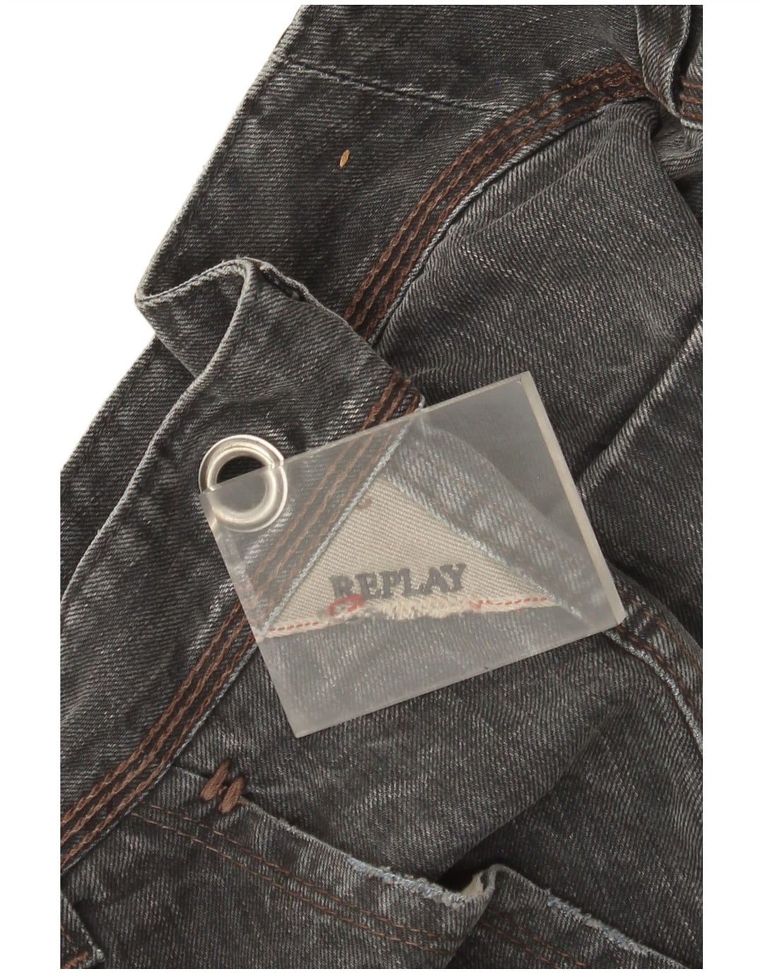 Replay Jeans Slim Masculino W38 L33 Cinza