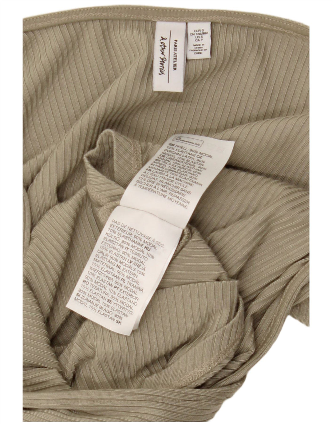 E OUTRAS HISTÓRIAS Body feminino manga comprida UK 10 pequeno modal verde