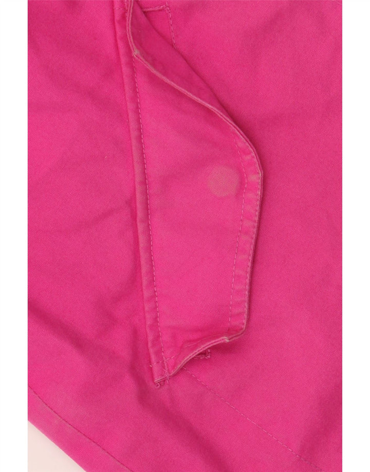 Jaqueta de chuva feminina com capuz JOULES UK 18 XL algodão rosa