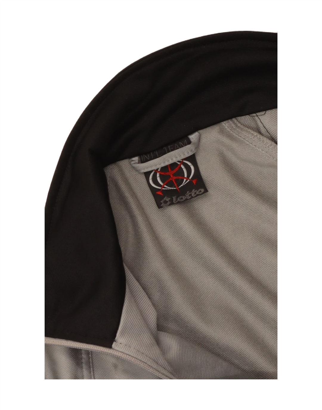 Lotto masculino gráfico agasalho jaqueta superior cinza médio bloco colorido