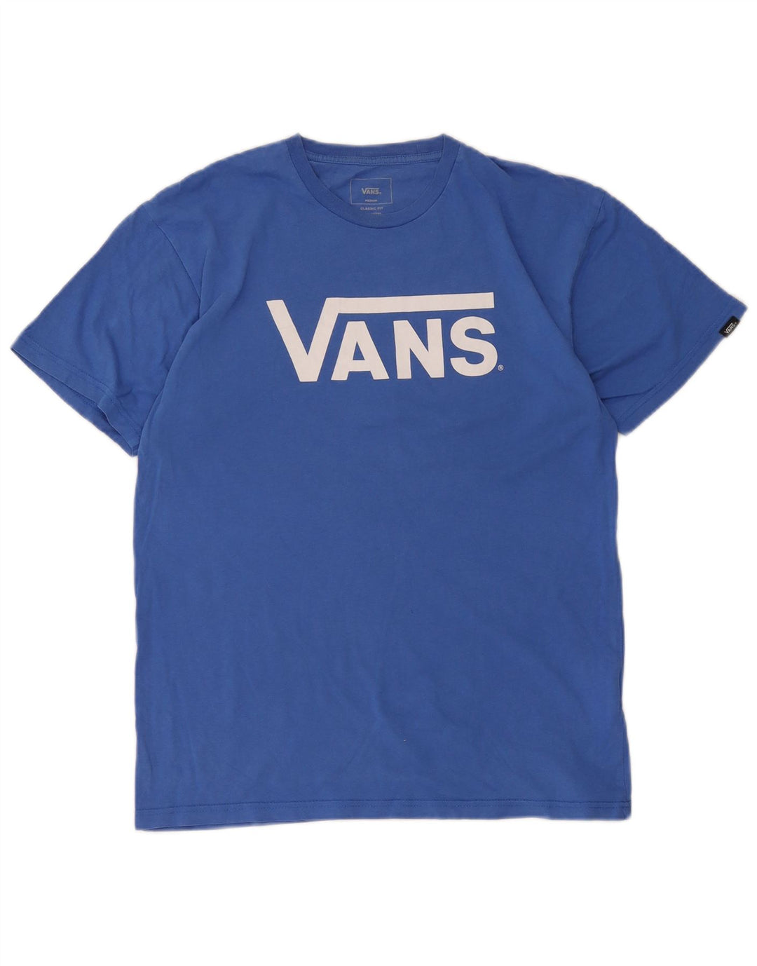 Camiseta masculina Vans Classic Fit Graphic Top Médio Azul Algodão