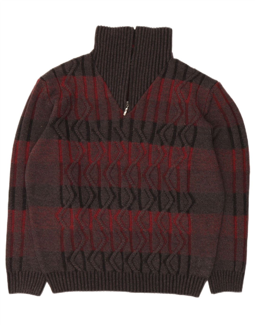 Suéter masculino BABISTA com zíper e gola IT 54 XL listrado multicolorido