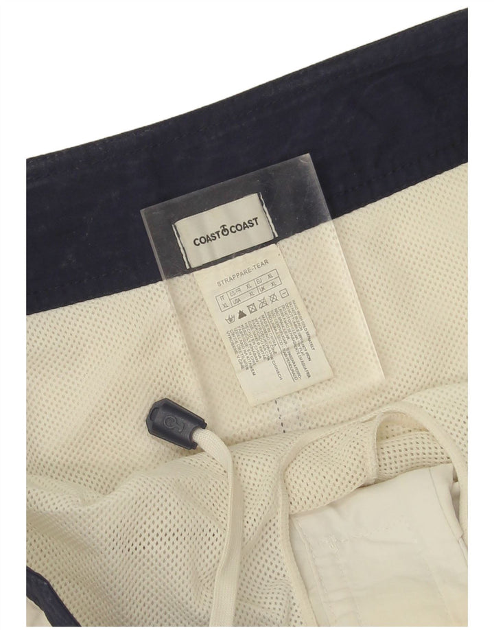 Coast Mens Graphic Natação Shorts XL Azul Marinho Colourblock Poliamida
