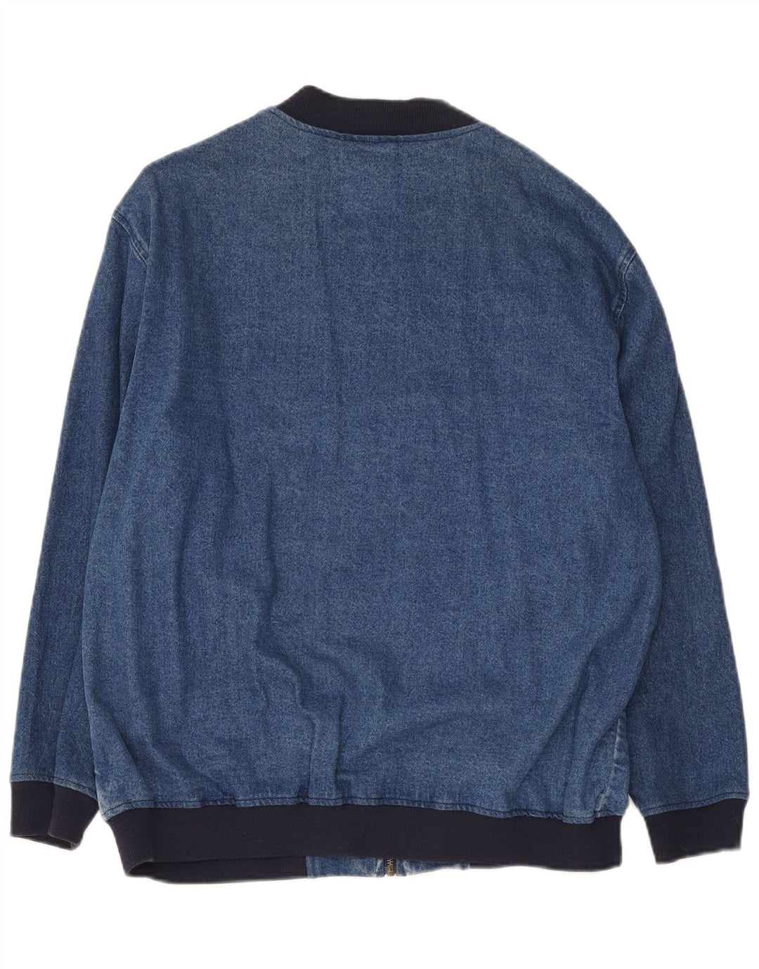 Jaqueta jeans feminina grande Asos Reino Unido 10 algodão colorblock azul pequeno