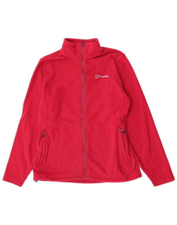 Jaqueta de treino feminina Berghaus UK 12 poliéster rosa médio