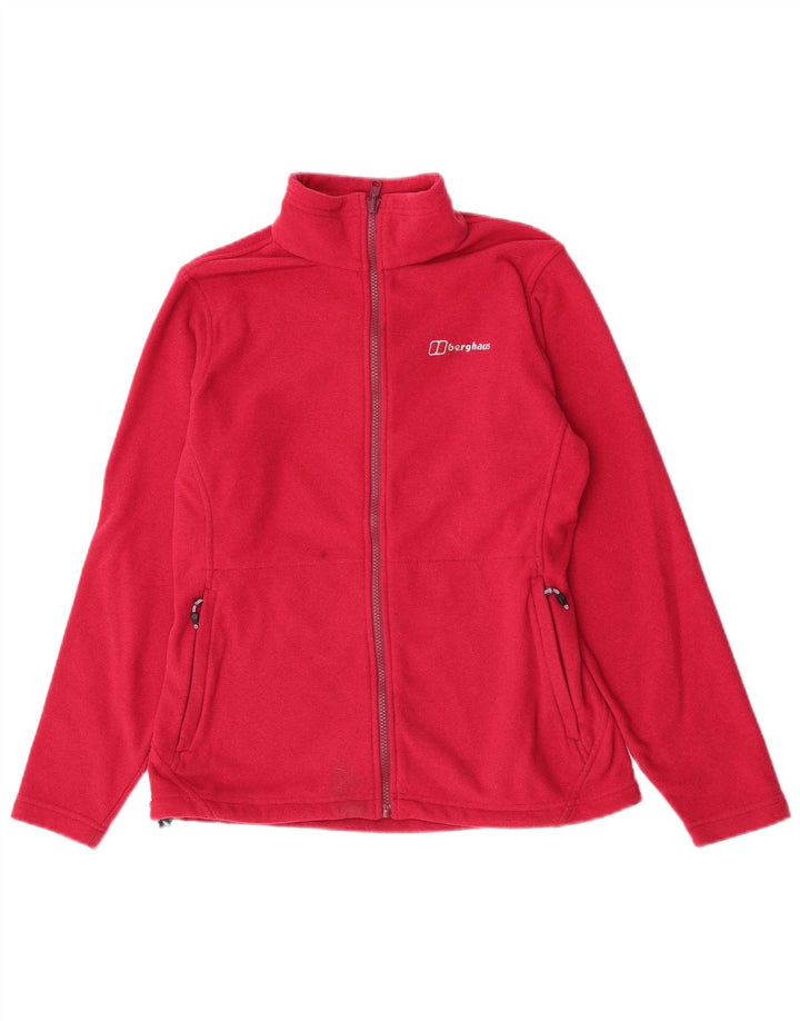 Jaqueta de treino feminina Berghaus UK 12 poliéster rosa médio
