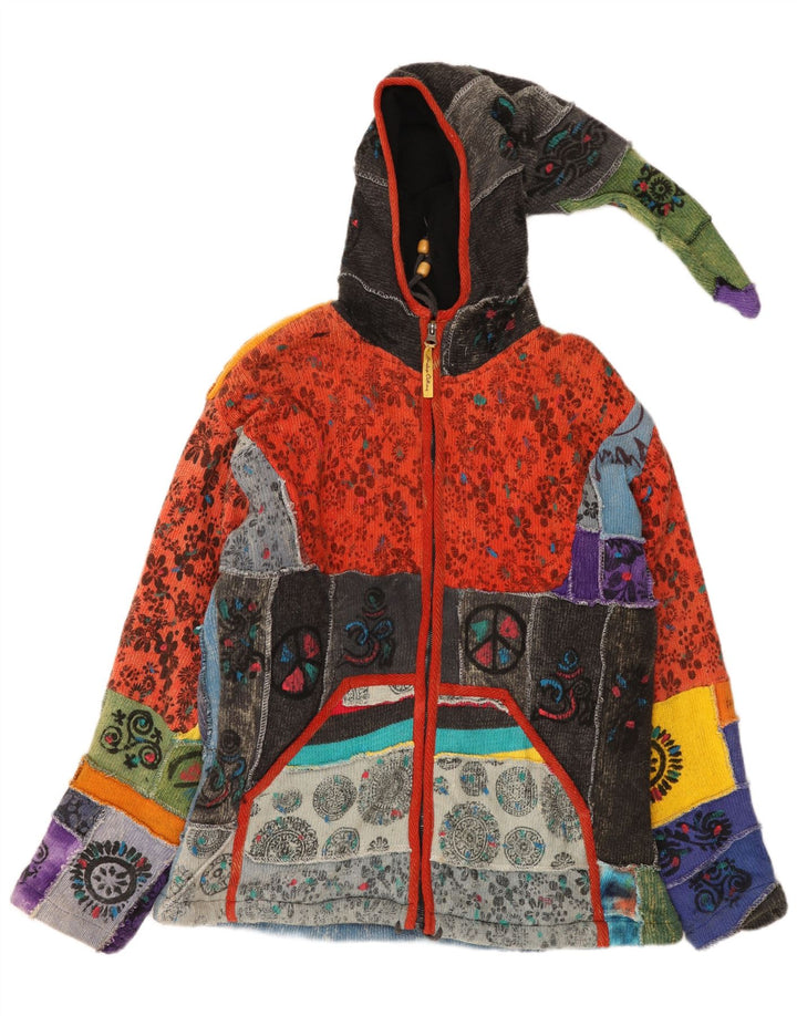 Jaqueta bomber masculina Himalaya UK 40 grandes retalhos multicoloridos