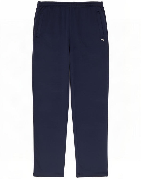 Calça de treino masculina Diadora UK 38 poliéster azul marinho médio