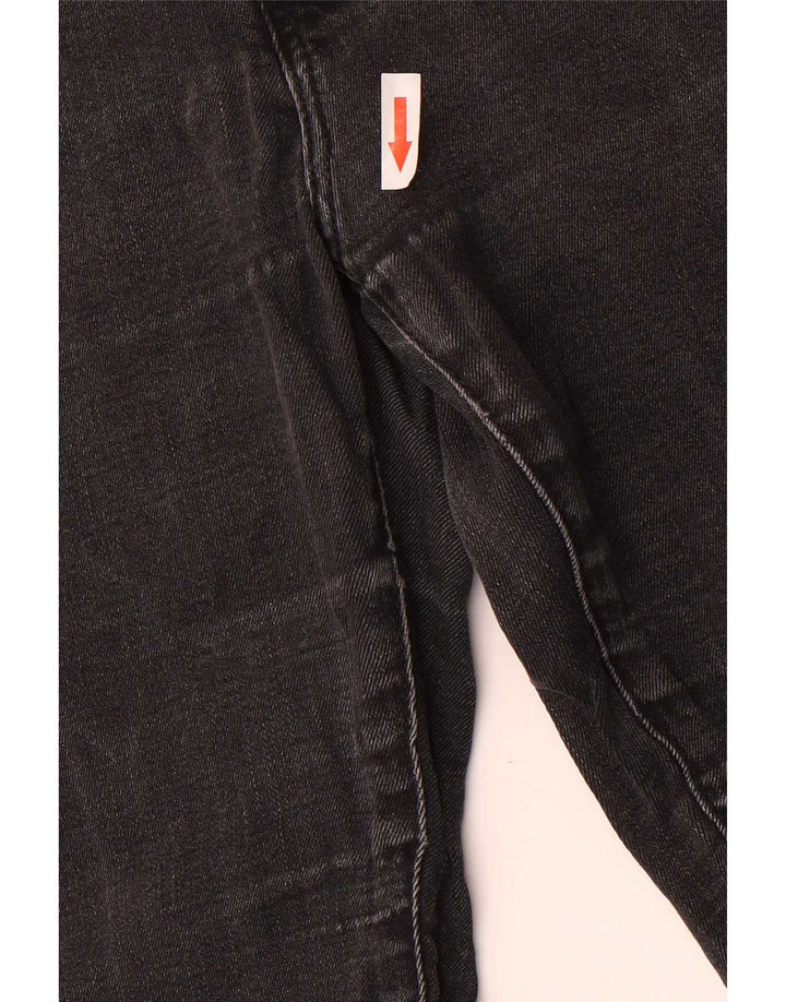 Gas Mens Britty Slim Jeans W29 L30 Algodão Cinza