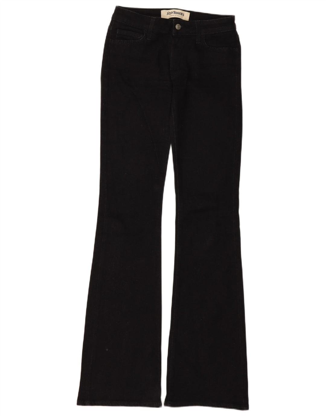 Calça jeans feminina Roy Rogers W26 L35 algodão preto