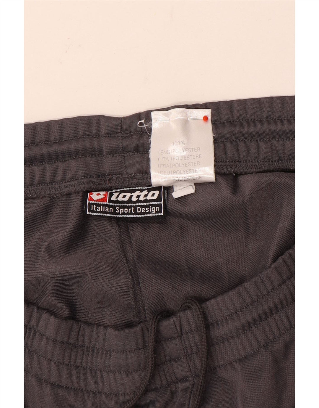 Calça de treino masculina Lotto UK 42/44 XL poliéster cinza