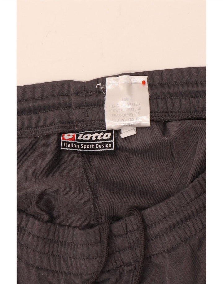 Calça de treino masculina Lotto UK 42/44 XL poliéster cinza