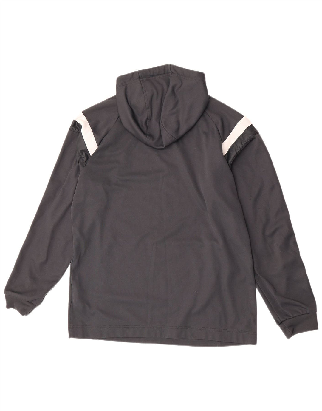 Adidas Mens Hoodie Jumper Médio Cinza Colourblock Poliéster