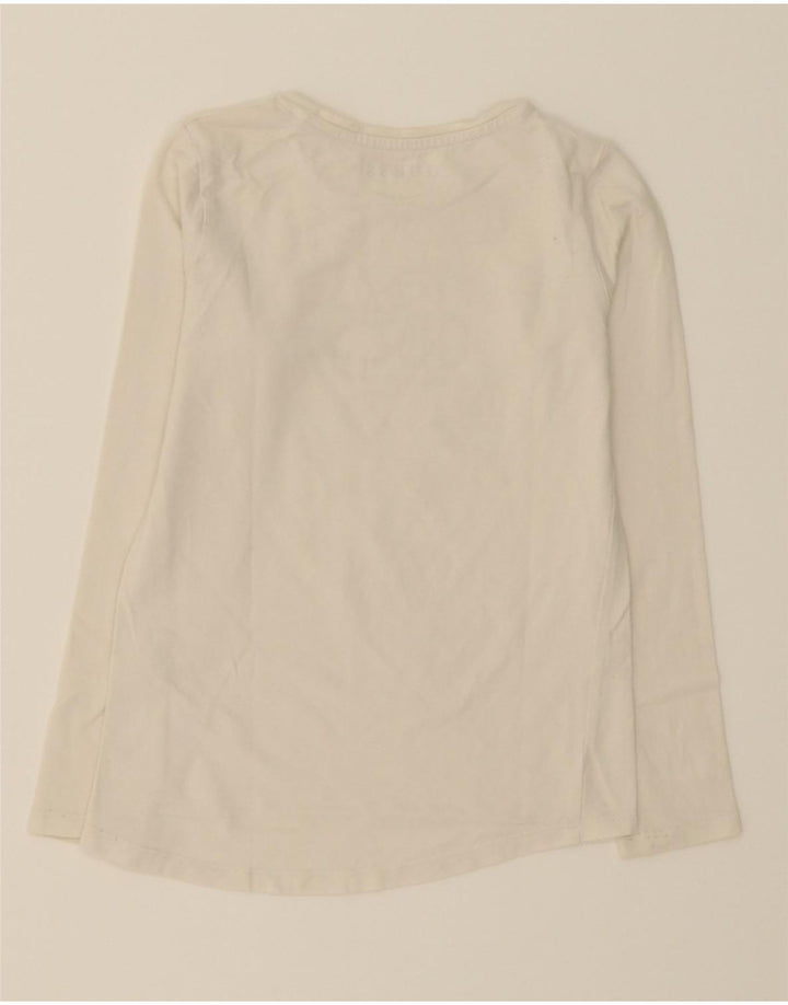 GUESS Girls Graphic Top Long Sleeve 7-8 Years White Vintage Guess and Second-Hand Guess from Messina Hembry 