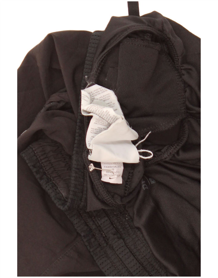 Nike Womens Dri Fit Sport Shorts UK 10 Pequeno Poliéster Preto