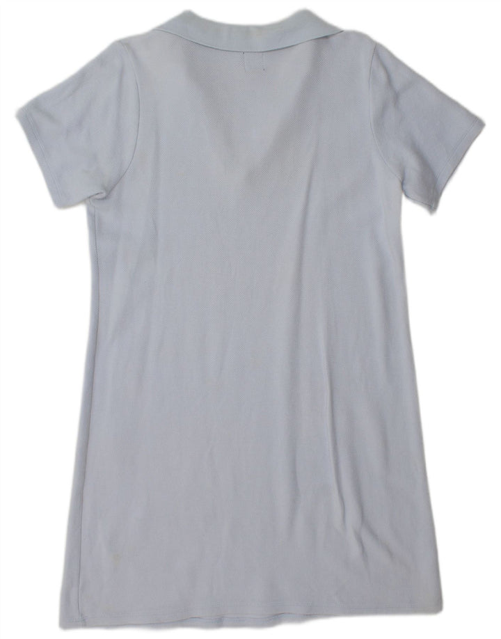 Vestido polo feminino grande da Gap Reino Unido 10 algodão azul pequeno