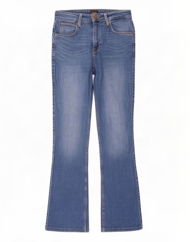 Lee Womens Breese Bootcut Jeans W28 L29 Azul Algodão